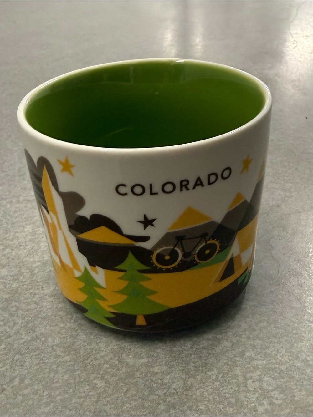 Starbucks You Are Here Colorado 14 Oz Coffee Tea Mug 2015 Collector Series
